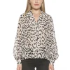 Alexia Admor Mila Long Sleeve Chiffon Blouse