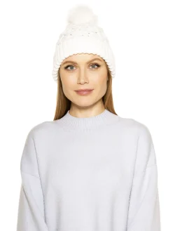 Amanda Cable Knit Beanie