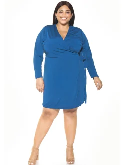 Amelia Wrap Dress - Plus Size