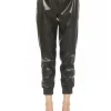 Angela Vegan Leather Jogger