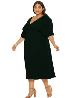 August Midi Dress - Plus Size