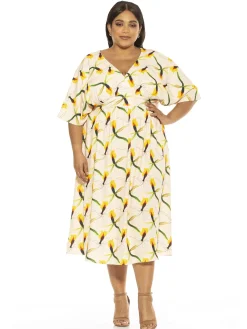 August Midi Dress - Plus Size