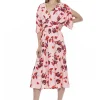 August Spilt Sleeves Dress