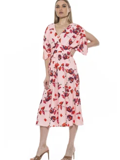 August Spilt Sleeves Dress