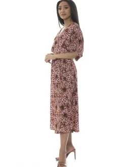August Spilt Sleeves Dress