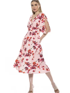 August Spilt Sleeves Dress