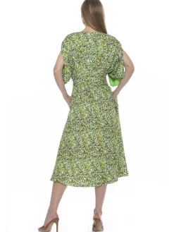 August Spilt Sleeves Dress
