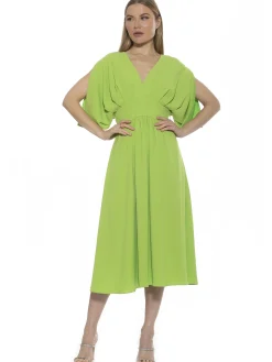 August Spilt Sleeves Dress