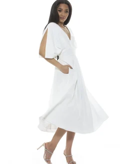 August Spilt Sleeves Dress