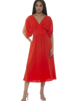 August Spilt Sleeves Dress