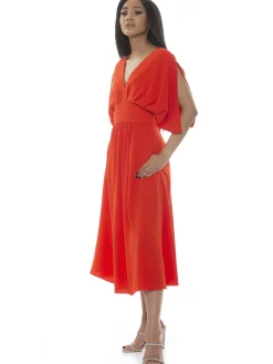 August Spilt Sleeves Dress