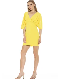 Deep V Mini Dress