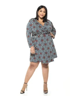 DIANA WRAP DRESS - PLUS SIZE I ALEXIA ADMOR
