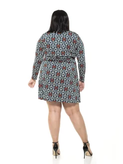 DIANA WRAP DRESS - PLUS SIZE I ALEXIA ADMOR