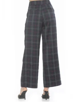 Elodie Plaid Pants
