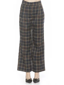 Elodie Plaid Pants