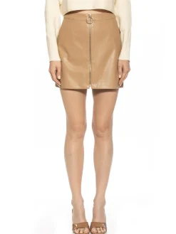 Eva Vegan Leather Mini Skirt
