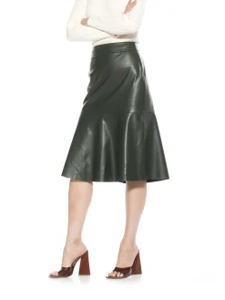 Ezra Vegan Leather Skirt