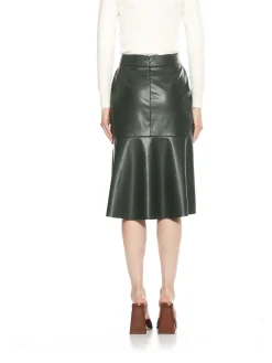 Ezra Vegan Leather Skirt