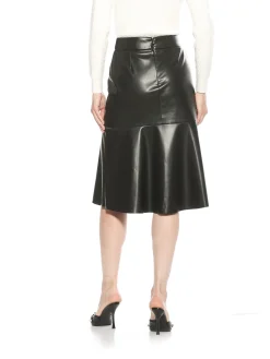 Ezra Vegan Leather Skirt