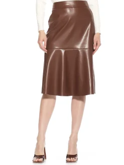 Ezra Vegan Leather Skirt