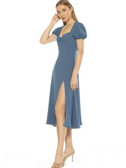 GRACIE SWEETHEART PRINT DRESS I ALEXIA ADMOR