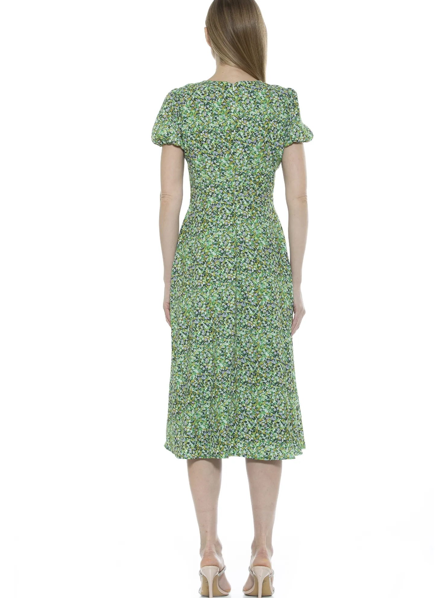 GRACIE SWEETHEART PRINT DRESS I ALEXIA ADMOR