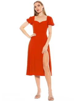 GRACIE SWEETHEART PRINT DRESS I ALEXIA ADMOR