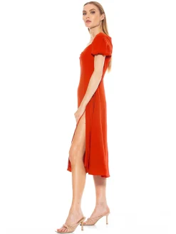 GRACIE SWEETHEART PRINT DRESS I ALEXIA ADMOR