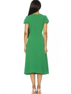 GRACIE SWEETHEART PRINT DRESS I ALEXIA ADMOR
