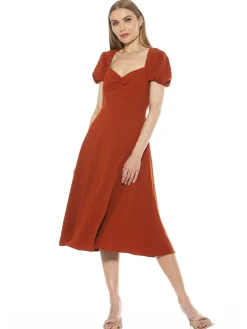 GRACIE SWEETHEART PRINT DRESS I ALEXIA ADMOR