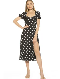 GRACIE SWEETHEART PRINT DRESS I ALEXIA ADMOR