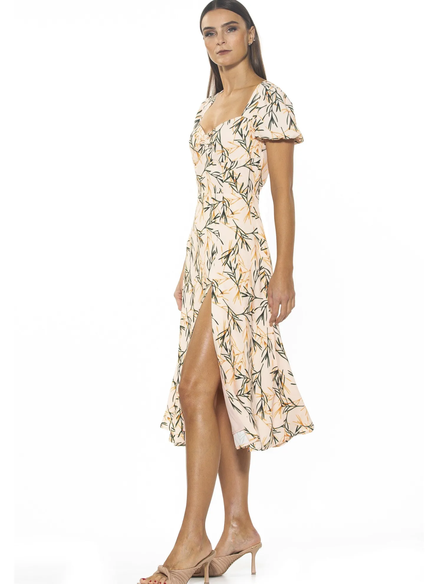 GRACIE SWEETHEART PRINT DRESS I ALEXIA ADMOR