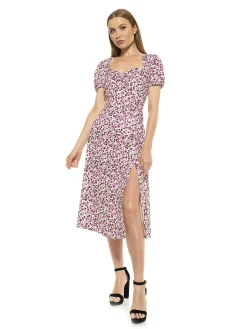 GRACIE SWEETHEART PRINT DRESS I ALEXIA ADMOR