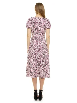GRACIE SWEETHEART PRINT DRESS I ALEXIA ADMOR