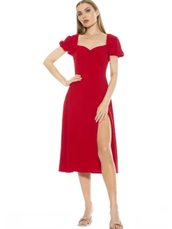 GRACIE SWEETHEART PRINT DRESS I ALEXIA ADMOR