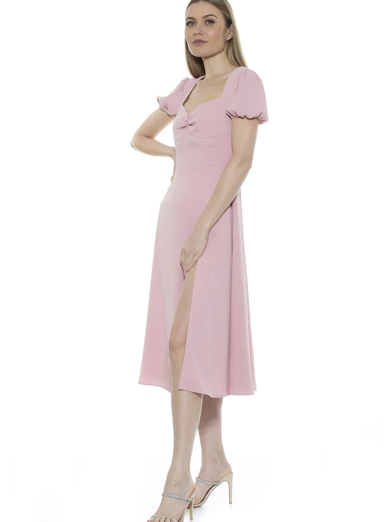 GRACIE SWEETHEART PRINT DRESS I ALEXIA ADMOR