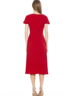 GRACIE SWEETHEART PRINT DRESS I ALEXIA ADMOR