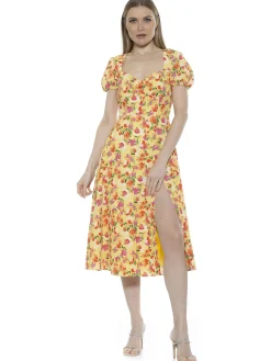 GRACIE SWEETHEART PRINT DRESS I ALEXIA ADMOR