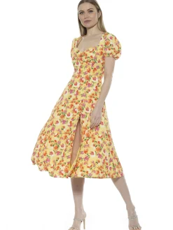 GRACIE SWEETHEART PRINT DRESS I ALEXIA ADMOR