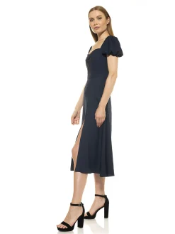 GRACIE SWEETHEART PRINT DRESS I ALEXIA ADMOR