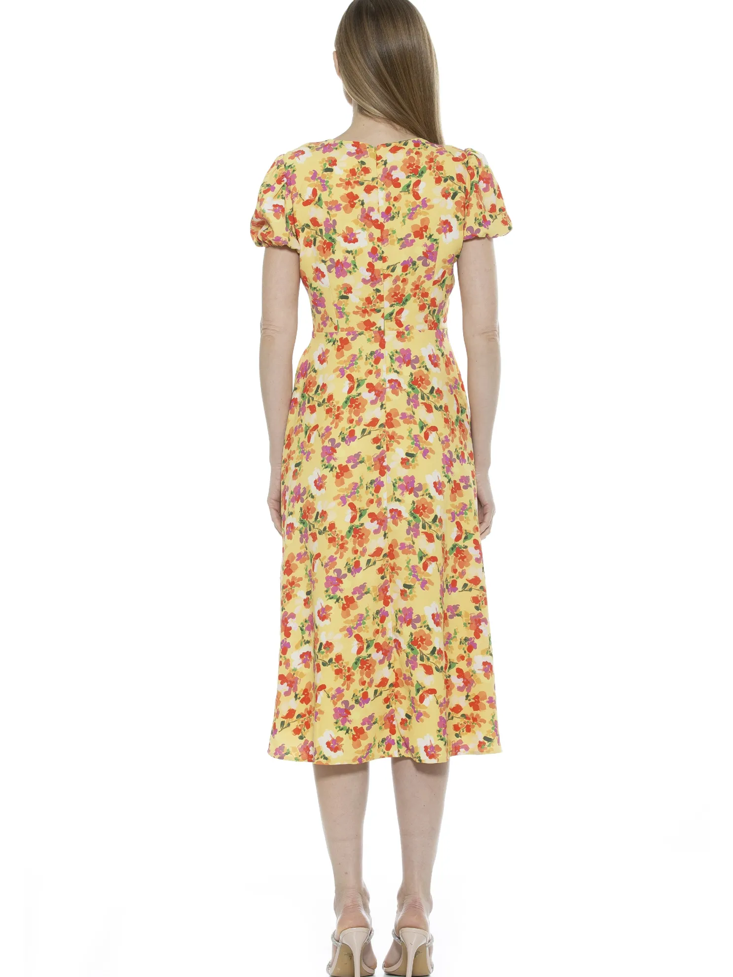 GRACIE SWEETHEART PRINT DRESS I ALEXIA ADMOR