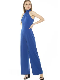 Halter Jumpsuit | Polka Dots or Pink Jumpsuit | ALEXIA ADMOR
