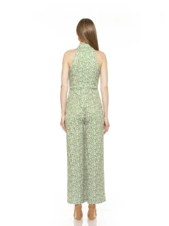 Halter Jumpsuit | Polka Dots or Pink Jumpsuit | ALEXIA ADMOR