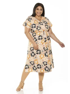 Iris Wrap Dress - Plus Size