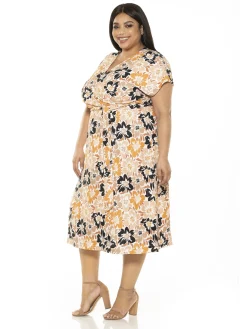 Iris Wrap Dress - Plus Size