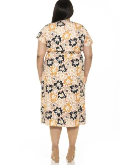 Iris Wrap Dress - Plus Size