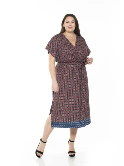 Iris Wrap Dress - Plus Size