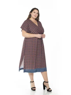 Iris Wrap Dress - Plus Size