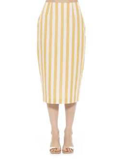 Jacki Stripe Skirt